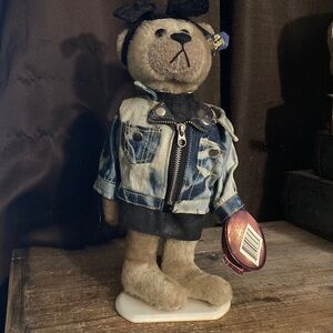 1980’s Brass Button Bear “Roxy”-20th Century Collectibles